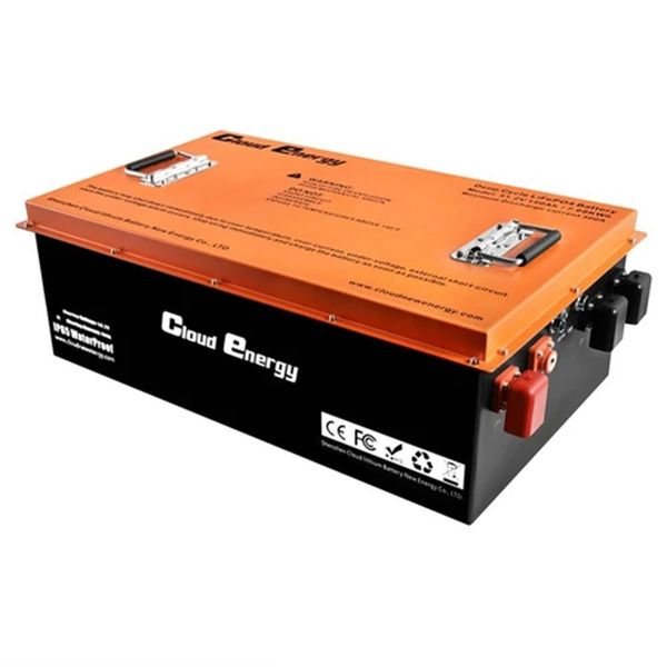 cloudenergy 48v 150ah lifepo4 deep cycle battery pack for golf cart, 7680wh energy, built-in 300a bms, 6000+ cycles life
cloudenergy 48v 150ah lifepo4 deep cycle battery pack for golf cart, 7680wh energy, built-in 300a bms, 6000+ cycles life