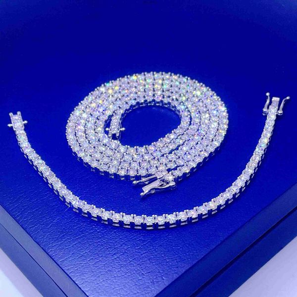 fashion tennis necklace 3mm chain in stock silver moissanite diamond chains fine jewelry
fashion tennis necklace 3mm chain in stock silver moissanite diamond chains fine jewelry