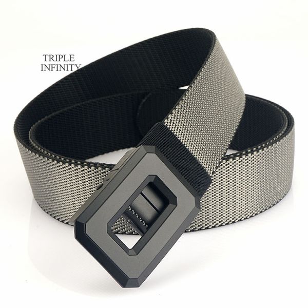 belts luxury rotatable metal buckle belts for men breathable two sides different colors waistband elastic tactical belt hiking 230630, Black;brown
belts luxury rotatable metal buckle belts for men breathable two sides different colors waistband elastic tactical belt hiking 230630, Black;brown