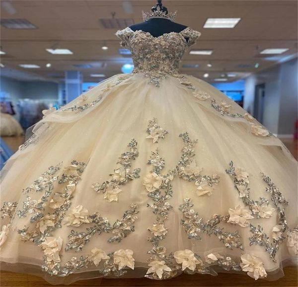 champagne lace off the shoulder quinceanera dresses sweet 16 ball gown lace 3d flower appliques illusion pageant party princess4151675, Blue;red
champagne lace off the shoulder quinceanera dresses sweet 16 ball gown lace 3d flower appliques illusion pageant party princess4151675, Blue;red