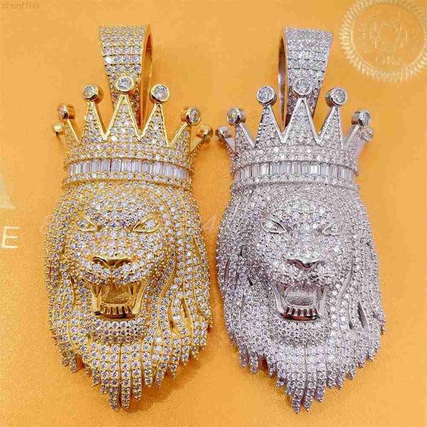 bussdown crown lion shape hip hop iced out jewelry s925 moissanite pendant custom iced out pendant hip hop jewelry, Silver
bussdown crown lion shape hip hop iced out jewelry s925 moissanite pendant custom iced out pendant hip hop jewelry, Silver