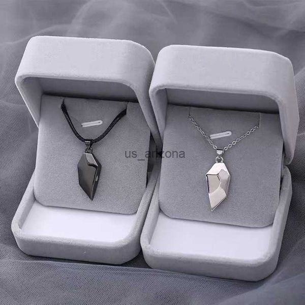 korean fashion magnetic couple necklace for lovers gothic punk heart pendant necklace for men women necklaces party gift jewelry l230620, Silver
korean fashion magnetic couple necklace for lovers gothic punk heart pendant necklace for men women necklaces party gift jewelry l230620, Silver