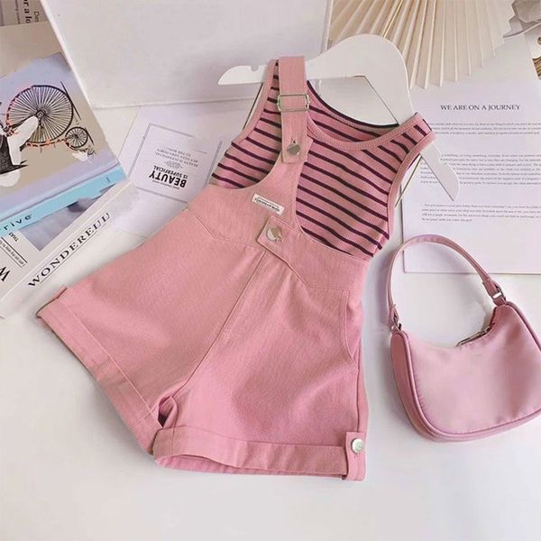 clothing sets menoea summer baby girls fashion suspend suit casual striped tshirt shorts suits kids clothes outfit 230630, White
clothing sets menoea summer baby girls fashion suspend suit casual striped tshirt shorts suits kids clothes outfit 230630, White