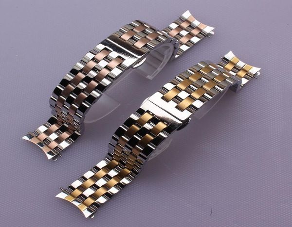 stainless steel watchband curved end silver and rose gold bracelet 16mm 18mm 20mm 22mm 24mm solid band for brand watc5816320, Black;brown
stainless steel watchband curved end silver and rose gold bracelet 16mm 18mm 20mm 22mm 24mm solid band for brand watc5816320, Black;brown