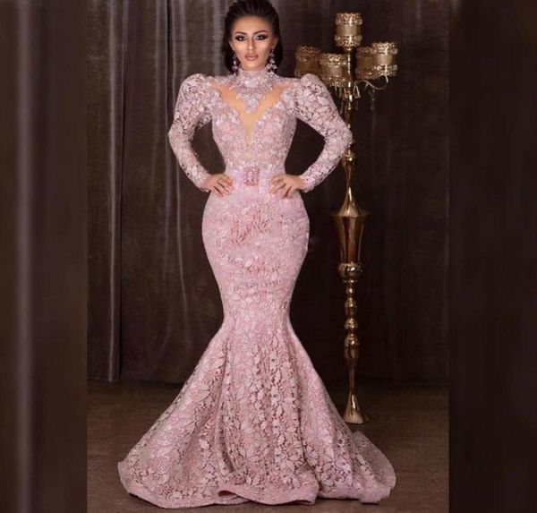 2022 plus size arabic pink mermaid prom dresses high neck long sleeves illusion full lace evening wear formal party birthday gowns5866167, Black
2022 plus size arabic pink mermaid prom dresses high neck long sleeves illusion full lace evening wear formal party birthday gowns5866167, Black