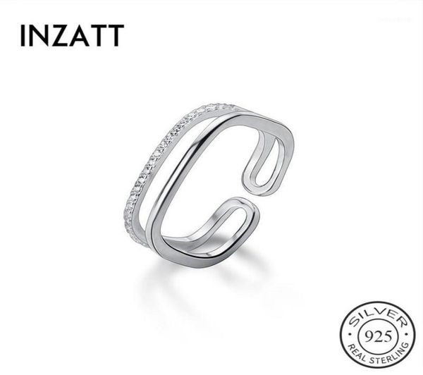 cluster rings inzareal 925 sterling silver zircon square adjustable ring for fashion woman party fine jewelry cute minimalist acce1145399, Golden;silver
cluster rings inzareal 925 sterling silver zircon square adjustable ring for fashion woman party fine jewelry cute minimalist acce1145399, Golden;silver