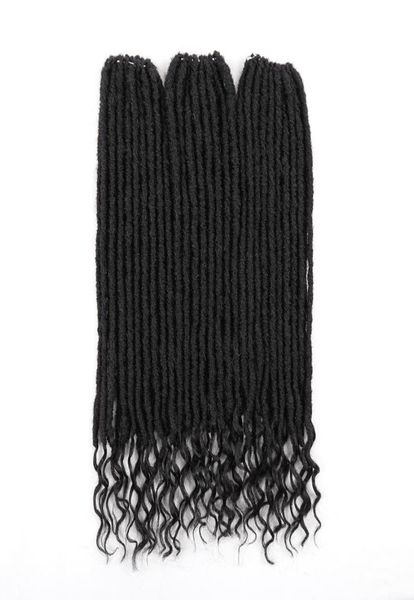 18 inch soft natural black kanekalon synthetic crochet soul goddess locs extensions with curly end braiding hair for women8558326
18 inch soft natural black kanekalon synthetic crochet soul goddess locs extensions with curly end braiding hair for women8558326