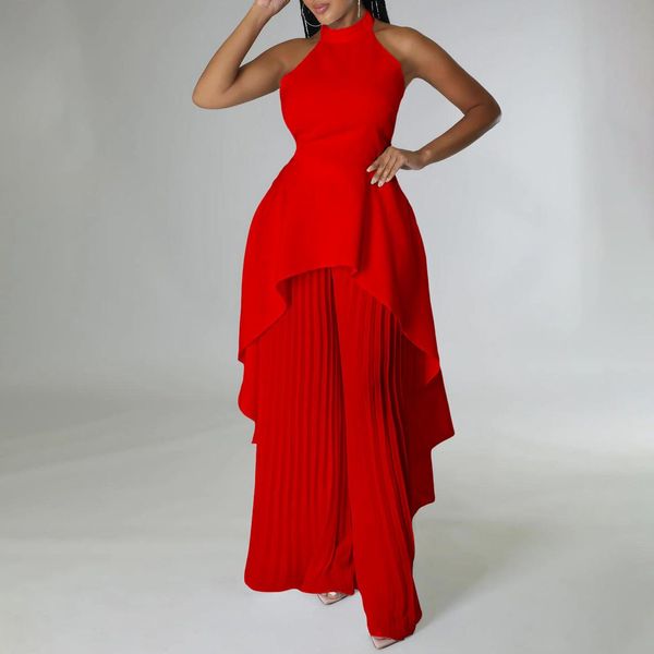 pants plus size women sets solid sleeveless shirts and ruffle pants 2023 summer two piece sets fashion female ladies wholesale clothes, Black
pants plus size women sets solid sleeveless shirts and ruffle pants 2023 summer two piece sets fashion female ladies wholesale clothes, Black