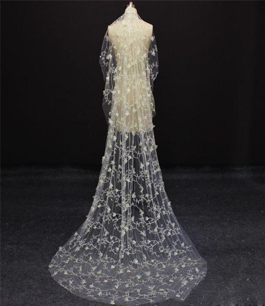 romantic full lace wedding veil one layer 3d floral appliques bridal accessories long veils for bride8818068, Black
romantic full lace wedding veil one layer 3d floral appliques bridal accessories long veils for bride8818068, Black