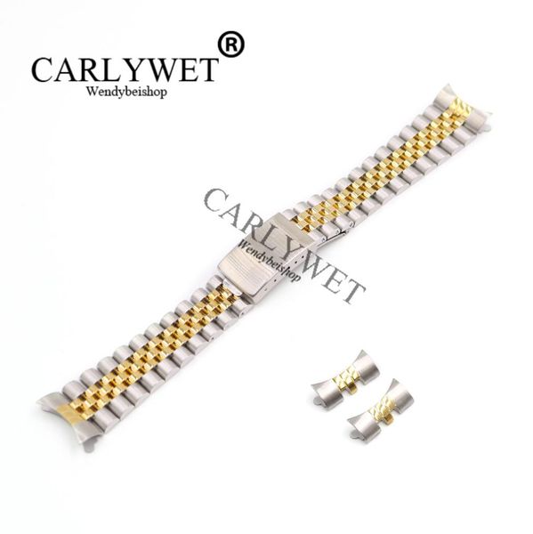 carlywet 13 17 19 20 22mm hollow curved end solid screw links middle gold stainless steel replacement watch band strap bracelet5819513, Black;brown
carlywet 13 17 19 20 22mm hollow curved end solid screw links middle gold stainless steel replacement watch band strap bracelet5819513, Black;brown