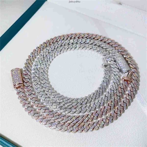 2024 fashion 18k gold plated hip hop jewelry necklace iced out men fashion rapper 8mm vvs moissanite cuban link chain 925, Silver
2024 fashion 18k gold plated hip hop jewelry necklace iced out men fashion rapper 8mm vvs moissanite cuban link chain 925, Silver