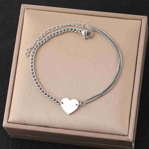 charm bracelets stainless steel bracelets romantic heart pendant chain fashion exquisite bracelet for women jewelry engagement weddings gift, Golden;silver
charm bracelets stainless steel bracelets romantic heart pendant chain fashion exquisite bracelet for women jewelry engagement weddings gift, Golden;silver