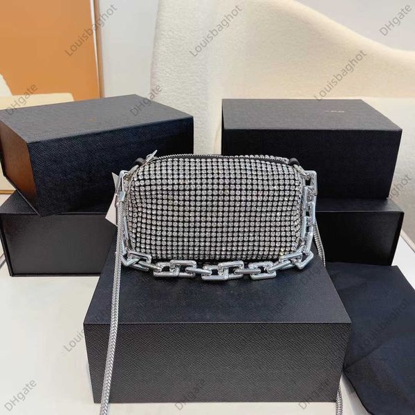 alexander w women's bag chain rhinestone small square bag armpit bag portable single shoulder drill bag star yang mi same style
alexander w women's bag chain rhinestone small square bag armpit bag portable single shoulder drill bag star yang mi same style