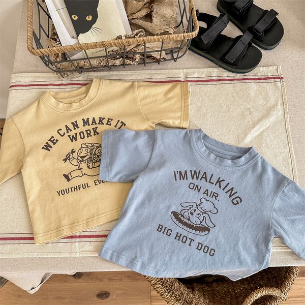 clothing sets 5414b children t shirt 2023 summer simple fashion girl s short sleeved letter printed t shirt 1 7year boy s casual 230630, White
clothing sets 5414b children t shirt 2023 summer simple fashion girl s short sleeved letter printed t shirt 1 7year boy s casual 230630, White