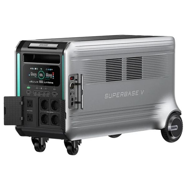 zendure superbase v6400 portable power station, 6438wh semi-solid state battery, 3800 ac output, expandable to 64380wh, 120v/240v dual volta
zendure superbase v6400 portable power station, 6438wh semi-solid state battery, 3800 ac output, expandable to 64380wh, 120v/240v dual volta