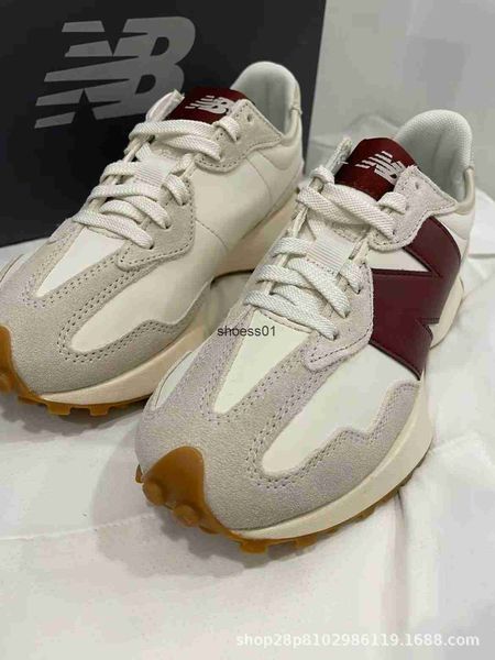 nb327 sports shoes wine red gray white thick soled dad shoes ms327 running shoes male and female couples, Black
nb327 sports shoes wine red gray white thick soled dad shoes ms327 running shoes male and female couples, Black
