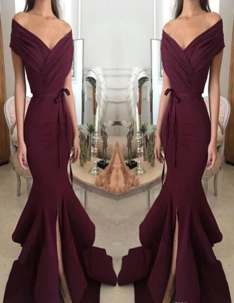 2019 burgundy prom dress mermaid off shoulder long formal pageant holidays wear graduation evening party gown custom made plus siz1808665, Black
2019 burgundy prom dress mermaid off shoulder long formal pageant holidays wear graduation evening party gown custom made plus siz1808665, Black