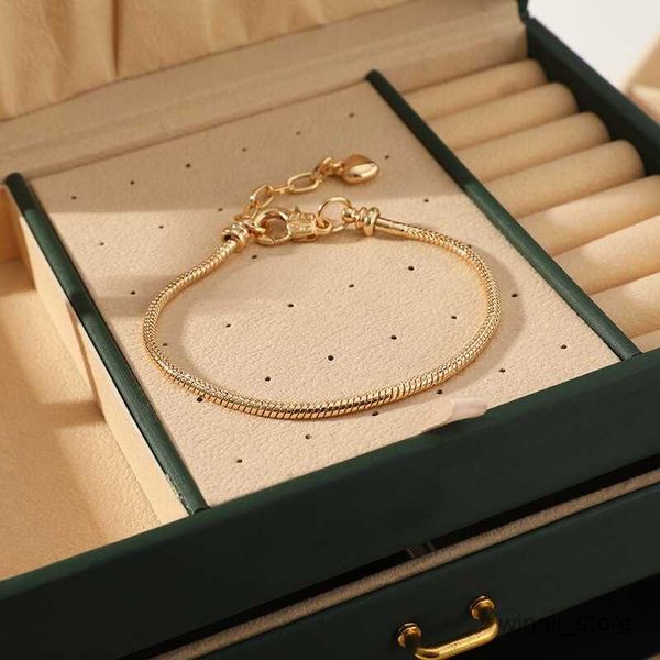 charm bracelets bracelet for both men and women 3mm snake chain fashion diy hand jewelry r230701, Golden;silver
charm bracelets bracelet for both men and women 3mm snake chain fashion diy hand jewelry r230701, Golden;silver