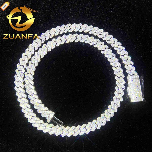2024 fashion pass diamond tester 925 sterling silver hip hop jewelry men necklace 8mm 2 rows iced out vvs moissanite cuban link chain
2024 fashion pass diamond tester 925 sterling silver hip hop jewelry men necklace 8mm 2 rows iced out vvs moissanite cuban link chain