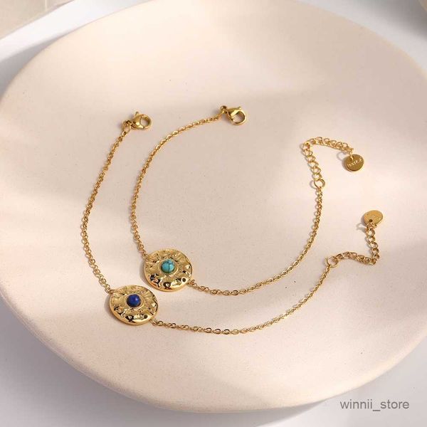 charm bracelets wild trendy simple stainless steel chains bracelet for women natural stone jewelry r230701, Golden;silver
charm bracelets wild trendy simple stainless steel chains bracelet for women natural stone jewelry r230701, Golden;silver