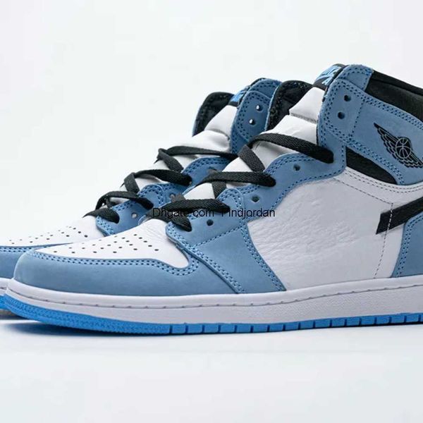 black high og 1 unc white university blue shoes jumpman womens basketball mens sports sneakers with box, White;red
black high og 1 unc white university blue shoes jumpman womens basketball mens sports sneakers with box, White;red