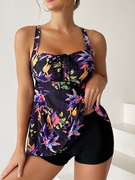 swim wear 2023 floral printed tankini set two piece swimsuit short women drawstring swimwear female bathing suit beachwear swimming summer 2
swim wear 2023 floral printed tankini set two piece swimsuit short women drawstring swimwear female bathing suit beachwear swimming summer 2