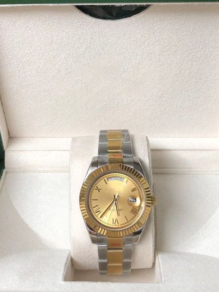 with original box datejust watch 41mm president sapphire glass asia 2813 movement mechanical automatic mens woman watches waterproof, Slivery;brown
with original box datejust watch 41mm president sapphire glass asia 2813 movement mechanical automatic mens woman watches waterproof, Slivery;brown