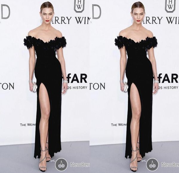 black side split evening dresses 2016 red carpet celebrity prom gowns off the shoudler with hand made flowers9324511, Black;red
black side split evening dresses 2016 red carpet celebrity prom gowns off the shoudler with hand made flowers9324511, Black;red