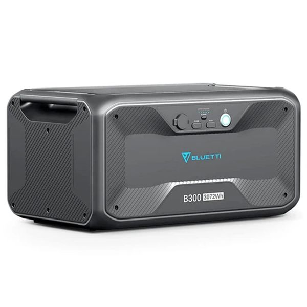 bluetti b300 expansion battery module, 3072wh lifepo4 cells, boost ac300, ac200max, ac200p, eb200, ep500 pro portable power station
bluetti b300 expansion battery module, 3072wh lifepo4 cells, boost ac300, ac200max, ac200p, eb200, ep500 pro portable power station