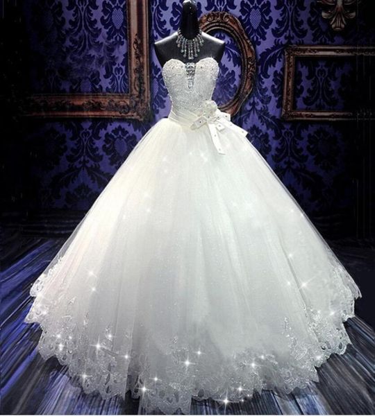 real poes bling bling crystal wedding dresses back bandage tulle appliques floorlength ball gown wedding gowns6575602, White
real poes bling bling crystal wedding dresses back bandage tulle appliques floorlength ball gown wedding gowns6575602, White