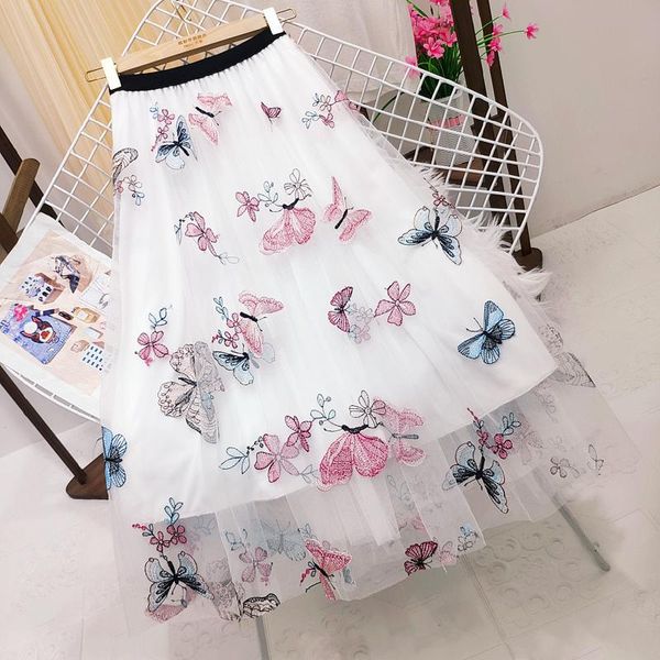 shorts butterfly embroidery skirt women high waist skirt elegant tulle a line pleated skirt female mesh midi skirt summer saia feminina, White;black
shorts butterfly embroidery skirt women high waist skirt elegant tulle a line pleated skirt female mesh midi skirt summer saia feminina, White;black