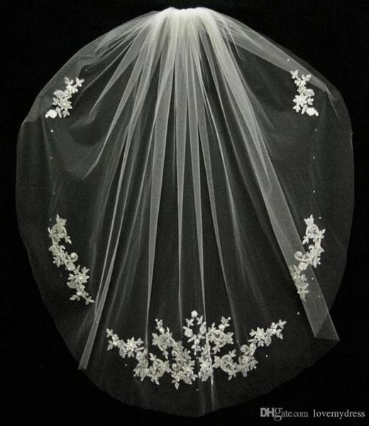 new arrival short wedding veils one layer fingertip length veils appliqued edge tulle bridal veil with comb6179191, Black
new arrival short wedding veils one layer fingertip length veils appliqued edge tulle bridal veil with comb6179191, Black