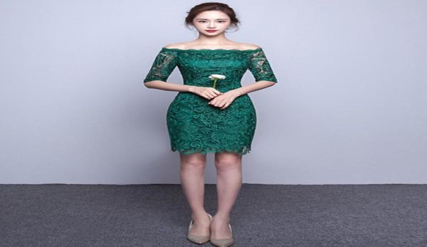 dark green half sleeves short lace bridesmaid dress with embroidery 2018 knee length party dress lace up8413537, White;pink
dark green half sleeves short lace bridesmaid dress with embroidery 2018 knee length party dress lace up8413537, White;pink