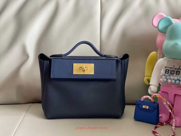 8a quality h home tote bags for sale mini 2424 hand sewn wax line handmade leather shoulder bag gold buckle midnight blue with real logo
8a quality h home tote bags for sale mini 2424 hand sewn wax line handmade leather shoulder bag gold buckle midnight blue with real logo
