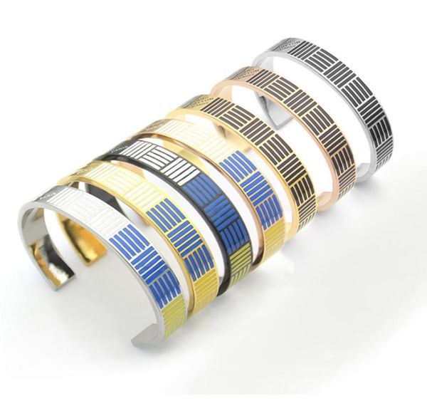316l titanium steel punk open bangle with enamel blue white yellow color for man and women bangle jewelry gift2551315, Black
316l titanium steel punk open bangle with enamel blue white yellow color for man and women bangle jewelry gift2551315, Black
