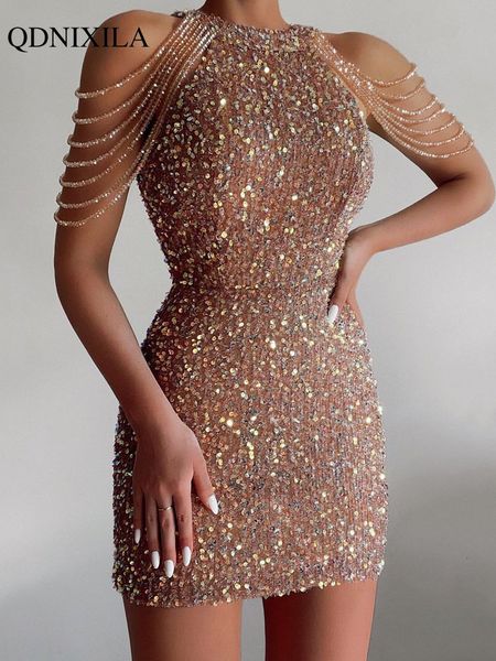 urban dresses 2023 summer in fashion women's dress sequined luxury party short chic and elegant crystal tassel evening 230630, White;black
urban dresses 2023 summer in fashion women's dress sequined luxury party short chic and elegant crystal tassel evening 230630, White;black