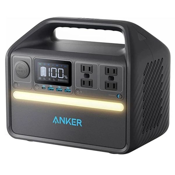 anker powerhouse 535 500w portable power station, 512wh lifepo4 battery solar generator, 9 outputs, power saving mode, led light, quick rech
anker powerhouse 535 500w portable power station, 512wh lifepo4 battery solar generator, 9 outputs, power saving mode, led light, quick rech