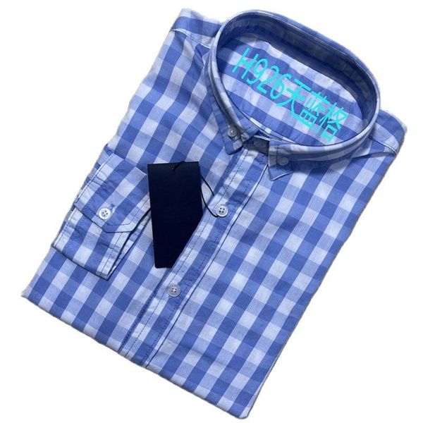men s tracksuits men s long sleeved shirt 100 cotton plaid fashionable slim casual h926 230701, Gray
men s tracksuits men s long sleeved shirt 100 cotton plaid fashionable slim casual h926 230701, Gray