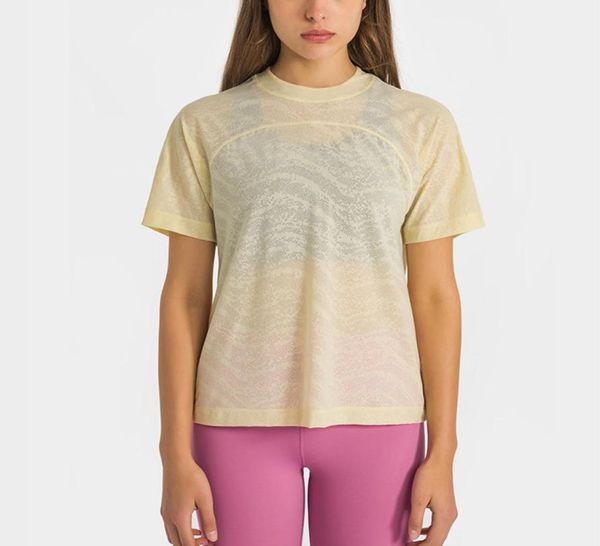 l181 short sleeve quickdrying yoga shirts icefeel breathable lightweight sports jacquard stitching women fitness clothes7659705
l181 short sleeve quickdrying yoga shirts icefeel breathable lightweight sports jacquard stitching women fitness clothes7659705
