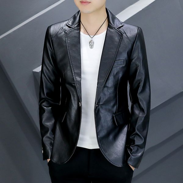 men's suits blazers italian style highend simple elegant fashion business leisure work shopping gentleman slim leather jacket 230630, White;black
men's suits blazers italian style highend simple elegant fashion business leisure work shopping gentleman slim leather jacket 230630, White;black