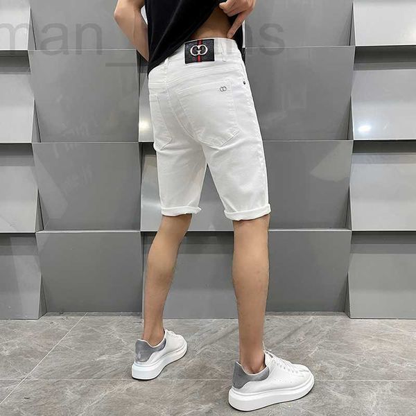men's jeans designer summer thin quarter denim men's high-end mid pants slim fit stretch brand youth black and white 987b, Blue
men's jeans designer summer thin quarter denim men's high-end mid pants slim fit stretch brand youth black and white 987b, Blue