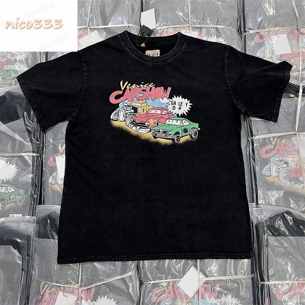 23ss new ga depts car washed do old letters cotton printing round neck loose casual men and women short sleeve, White;black
23ss new ga depts car washed do old letters cotton printing round neck loose casual men and women short sleeve, White;black