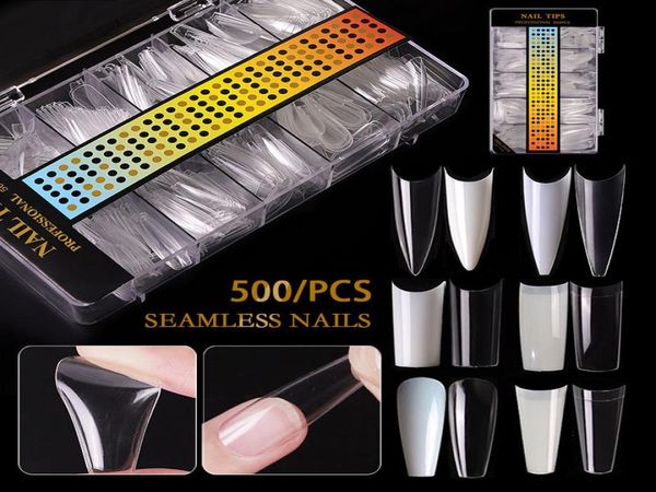 500pcsbox nail tips acrylic false nails seamless nail extension full ballerina stiletto coffin french tip almond1615131, Red;gold
500pcsbox nail tips acrylic false nails seamless nail extension full ballerina stiletto coffin french tip almond1615131, Red;gold
