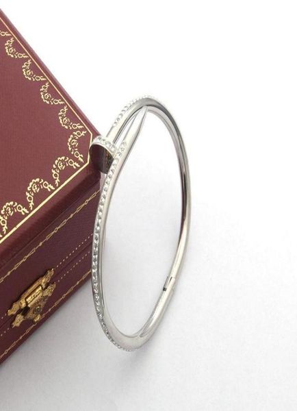 stainless steel nail bangle designer womens love bracelets full diamond bangles fashion gold titanium bracelets jewelry2849875, Black
stainless steel nail bangle designer womens love bracelets full diamond bangles fashion gold titanium bracelets jewelry2849875, Black