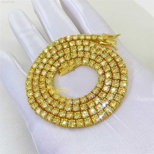 new arrivals hip hop jewelry 925 silver gra certified 3mm tennis chain yellow gold moissanite tennis necklace
new arrivals hip hop jewelry 925 silver gra certified 3mm tennis chain yellow gold moissanite tennis necklace