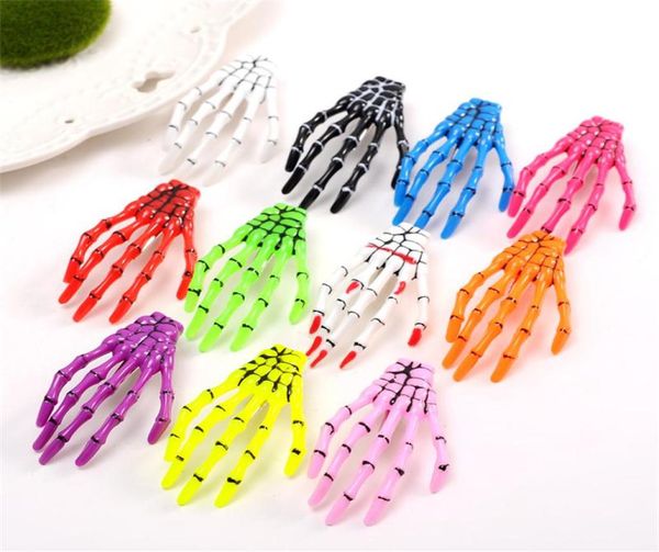 skull hand hair pins skeleton hand claw hair clip for women girl halloween party barrettes hair accessories6794584, Slivery;white 
skull hand hair pins skeleton hand claw hair clip for women girl halloween party barrettes hair accessories6794584, Slivery;white