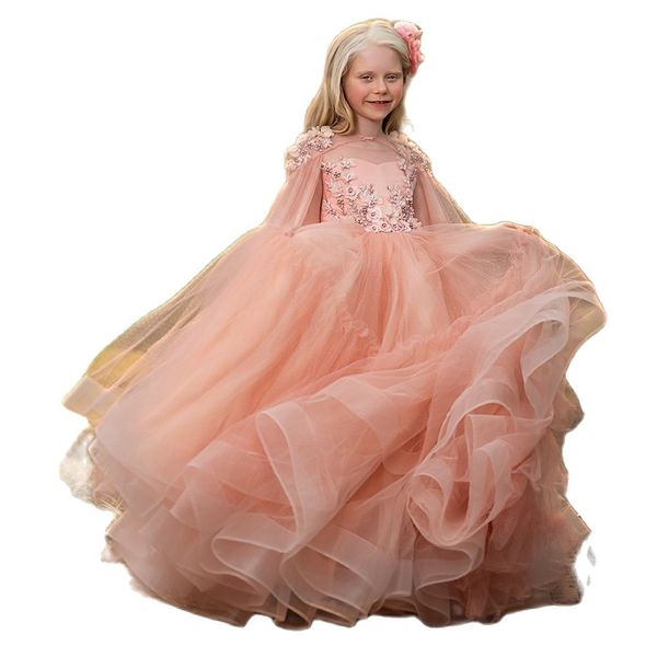 pink flower girl dresses with cape lace appliques ball gown kids birthday party gown tulle puffy kids pageant dress, White;blue
pink flower girl dresses with cape lace appliques ball gown kids birthday party gown tulle puffy kids pageant dress, White;blue