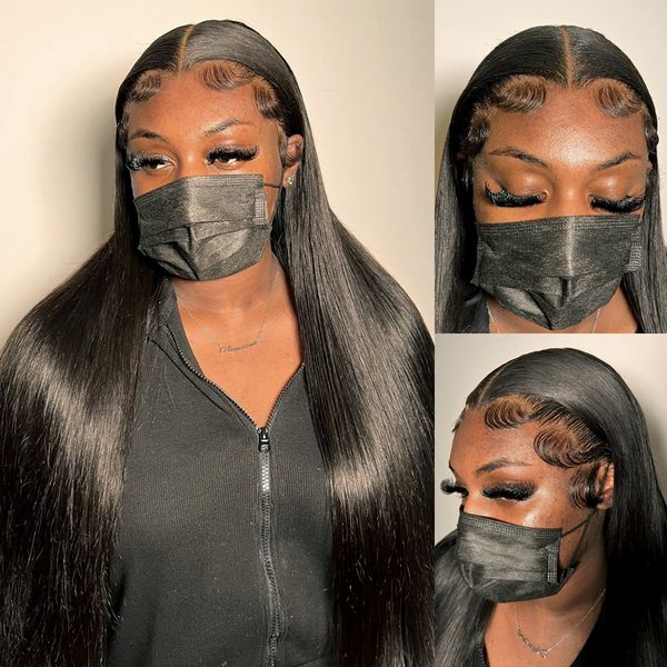 13x4 lace front human hair wigs for black women hd lace frontal wig full brazilian closure wigs, Black;brown
13x4 lace front human hair wigs for black women hd lace frontal wig full brazilian closure wigs, Black;brown