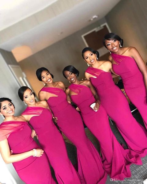 2020 new fuchsia mermaid bridesmaid dresses elegant one shoulder floor length evening gowns maid of honors dresses bm08614649405, White;pink
2020 new fuchsia mermaid bridesmaid dresses elegant one shoulder floor length evening gowns maid of honors dresses bm08614649405, White;pink