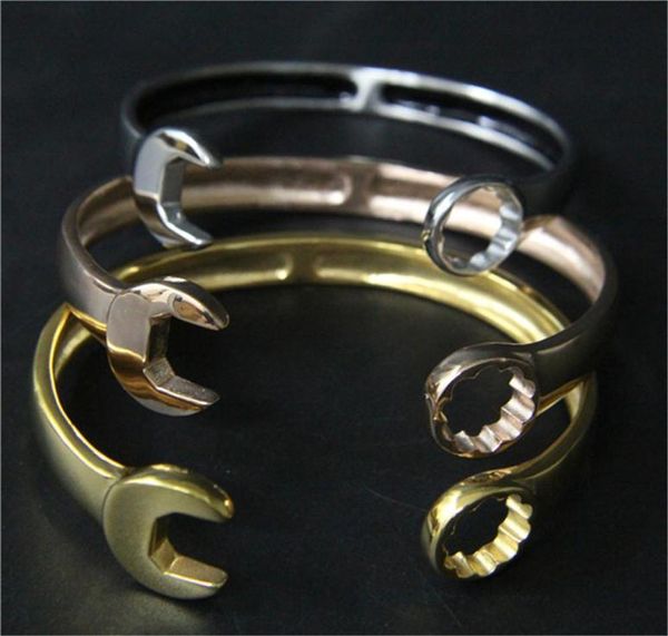 1pc support dropship new design wrench biker bracelet 316l stainless steel cool spanner bracelet9479067, Golden;silver
1pc support dropship new design wrench biker bracelet 316l stainless steel cool spanner bracelet9479067, Golden;silver